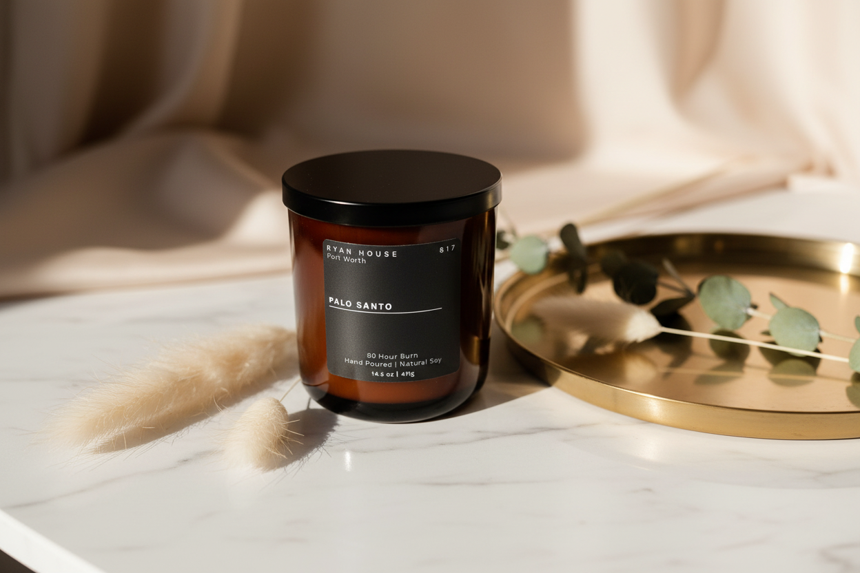 817 Collection - Palo Santo Candle Luxury Styling