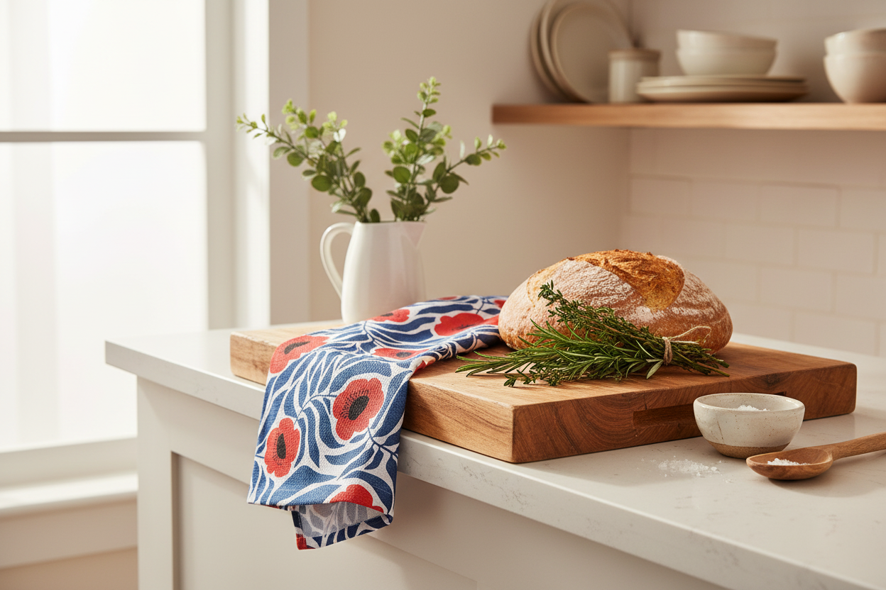 Tea Towels Collection - Poppy Design